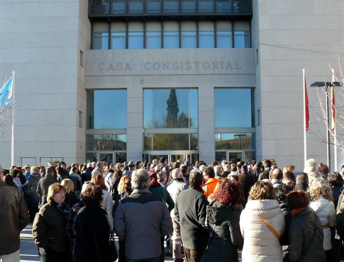 Trabajadores de Leganés en huelga