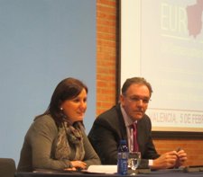 La consellera de Educación, María José Català, en la inauguración de la jornada