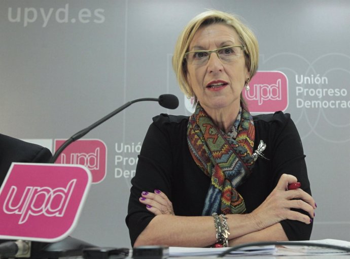 Rosa Díez, portavoz de UPyD 