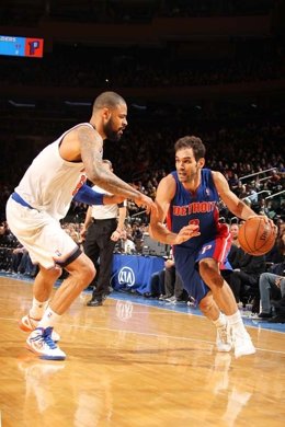 José Manuel Calderón Detroit Pistons New York Knicks