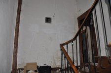 Punto de venta de droga desmantelado por la Policía Nacional.