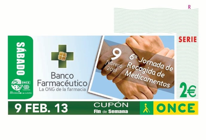 Cupón dedicado al Banco Farmacéutico