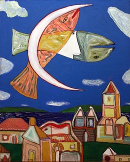 Una de las obras de la muestra