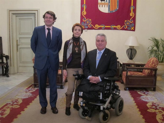 Mañueco,  tras reunirse con Juan José Aliste y Blanca Ortiz de la Tabla