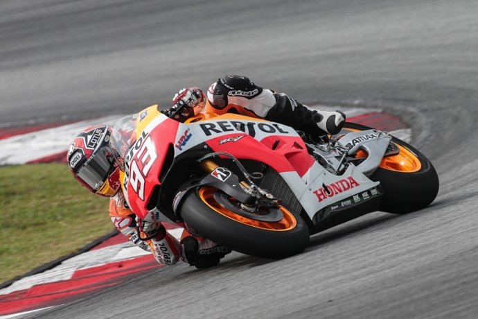 Marc Márquez entrenamiento en Sepang MotoGP