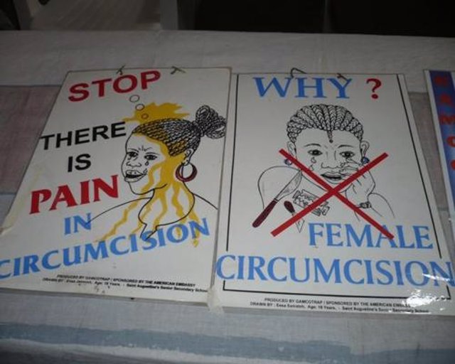 Campaña de mutilación genital femenina