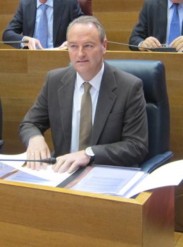 Fabra en su escaño de las Corts