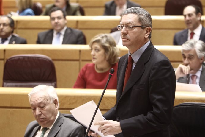 Gallardón en el senado