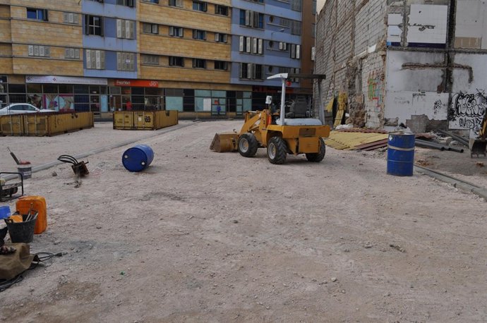 Obras del Hueco Urbano en Franchy Roca