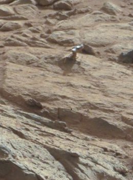 Protuberancia metálica en Marte
