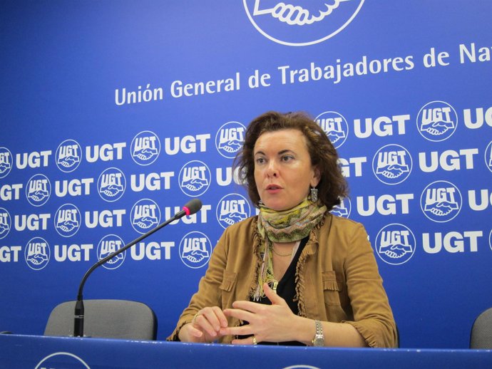 Responsable del servicio de Salud Laboral de UGT de Navarra, María José Latasa.