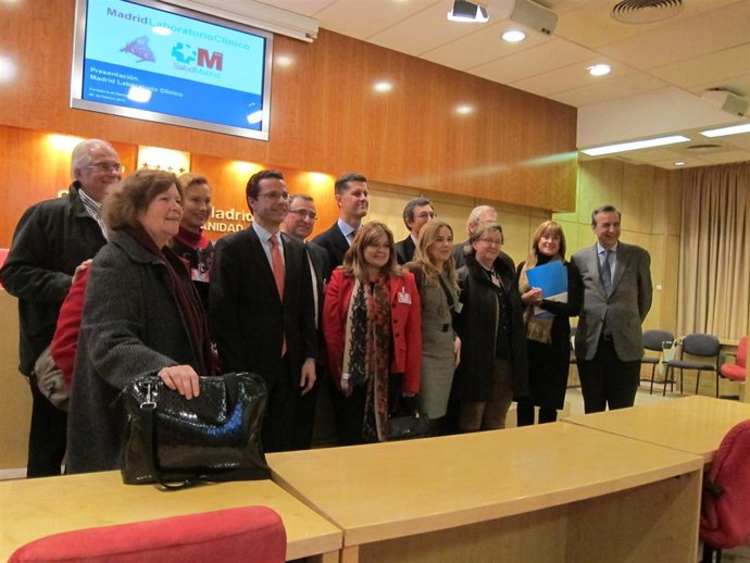 Lasquetty en la presentación del proyecto 'Madrid Laboratorio Clínico'
