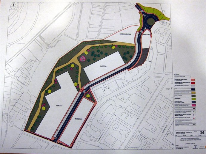 Plano del sector Río Batán
