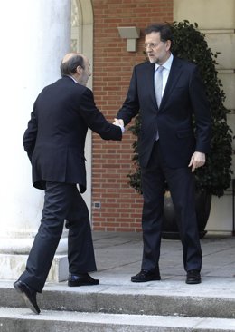 Rajoy Y Rubalcaba Se Reúnen En La Moncloa