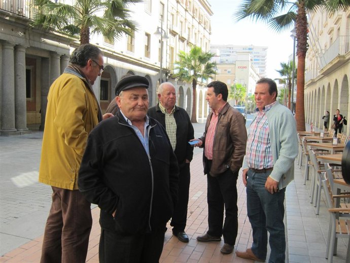 Representantes del sector del cerco onubense. 