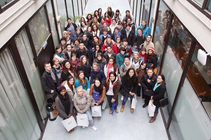 Los estudiantes extranjeros que cursan sus estudios en la UPNA.