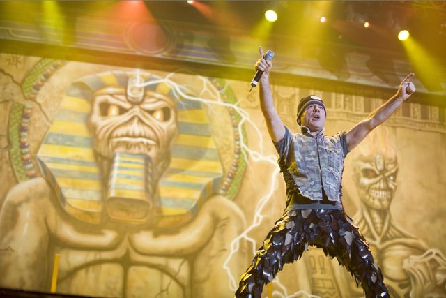 El cantante de Iron Maiden, Bruce Dickinson