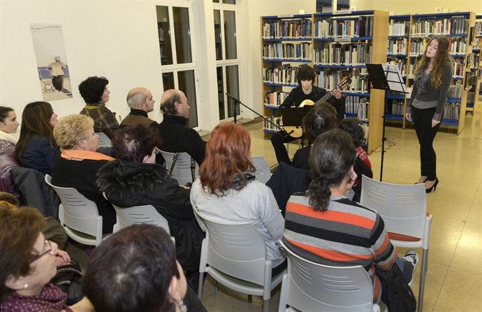Concierto en la biblioteca municipal