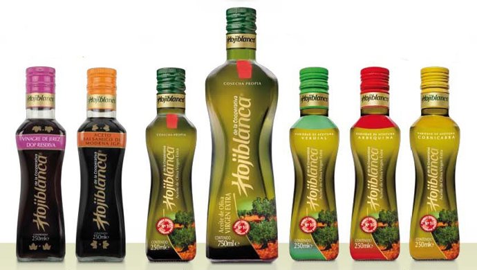 Botellas de Hojiblanca