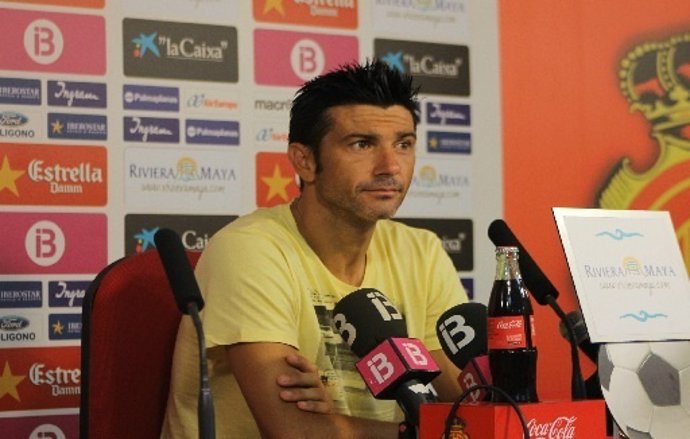 Martí, del Real Mallorca, en rueda de prensa