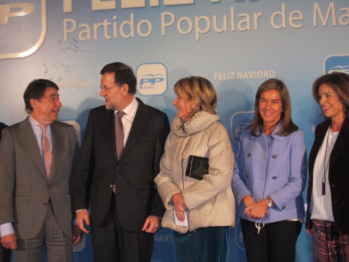 Rajoy, Aguirre, González, Mato y Botella