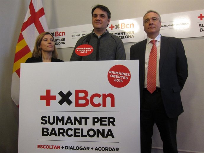 Lourdes Muñoz, Carles Martí y Pere Navarro, PSC