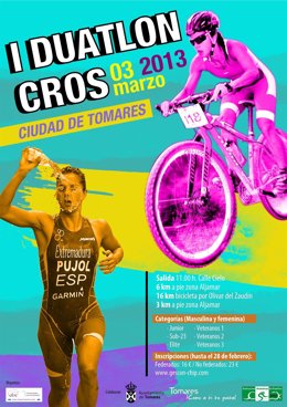 Cartel I Duatlon de Tomares