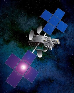 Maqueta Del Satélite Amazonas 3