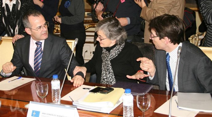 Consejera Asturiana Ana González En La Conferencia De Educación