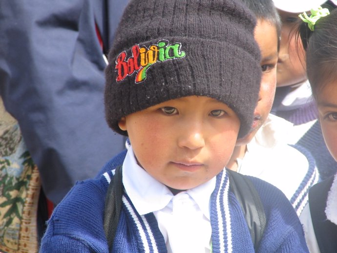 Niño en Bolivia