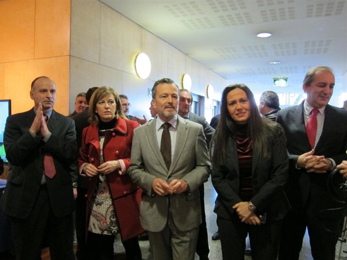 Agustín Hernández, conselleiro de Medio Ambiente, en Vigo