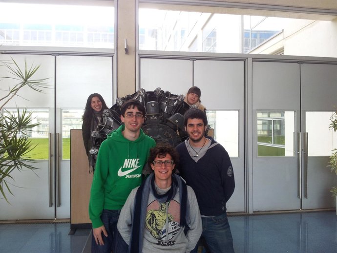 Equipo de estudiantes de la UPV