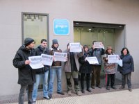 Asamblea Logroño 15M acude al PP para "echar un vistazo" a las cuentas del partido tras "la invitación" de Pedro Sanz