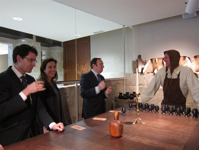 Sanz y Gamarra, junto a Capellán, en 'El Calado'