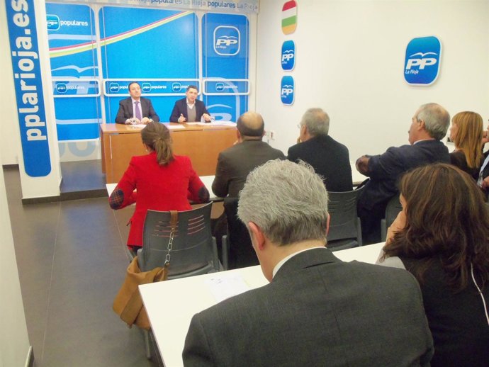 Imagen de la reunión del Comité Regional del PP