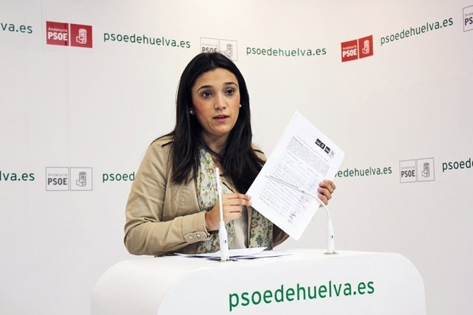 La secretaria general de Juventudes Socialistas de Huelva, María Márquez.