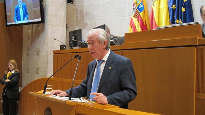 Francisco Bono en las Cortes de Aragón