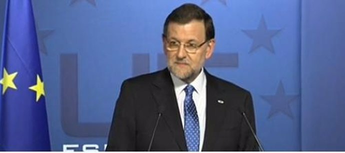 Mariano Rajoy tras la reunión de los 27 para los presupuestos 2014-2020