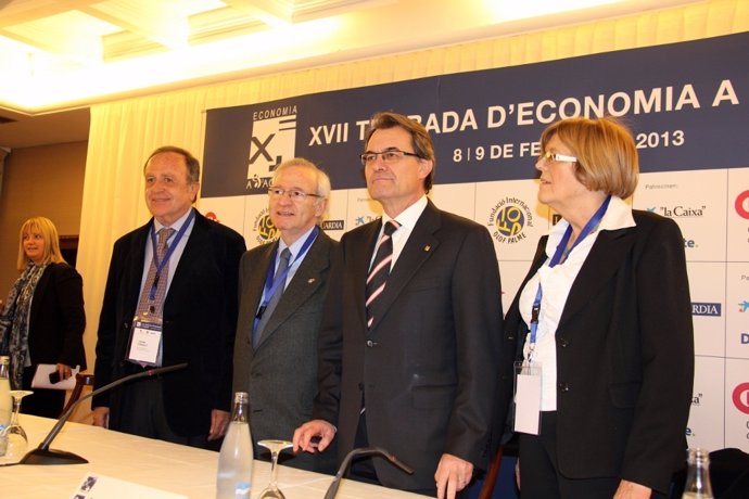 Artur Mas en las XVII jornadas de Economía de s'Agaró