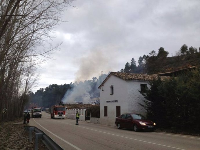 Incendio en Villalba