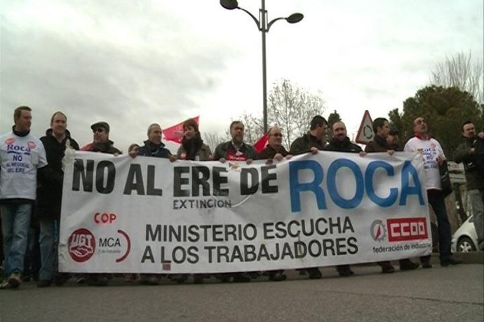 Manifestación de Roca en Alcalá de Henares