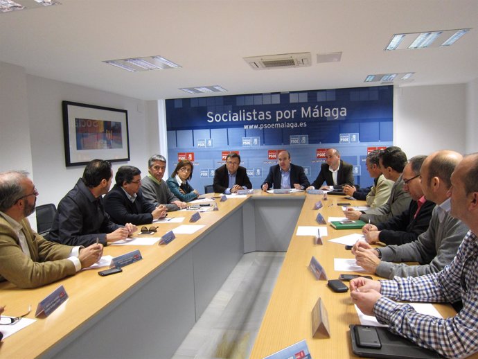 Reunión de Zarrías con el PSOE de málaga
