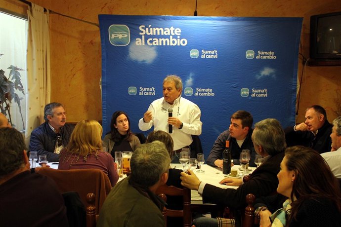Rus durante el almuerzo en Quesa