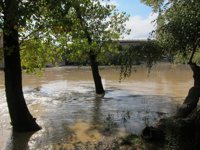 Novillas espera con preocupación la llegada de una nueva crecida del río Ebro esta madrugada