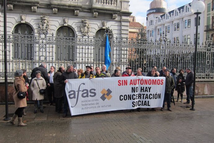 Protesta de AFAS