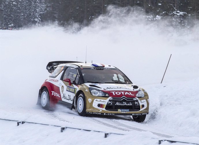 Sebastien Loeb en el Rally de Suecia 2013