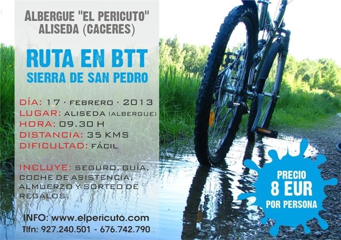 Cartel De La Ruta Bbt En Aliseda (Cáceres)