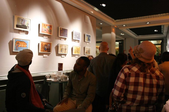 Exposición De Ilustraciones De Fermín Solís En Gran Café De Cáceres