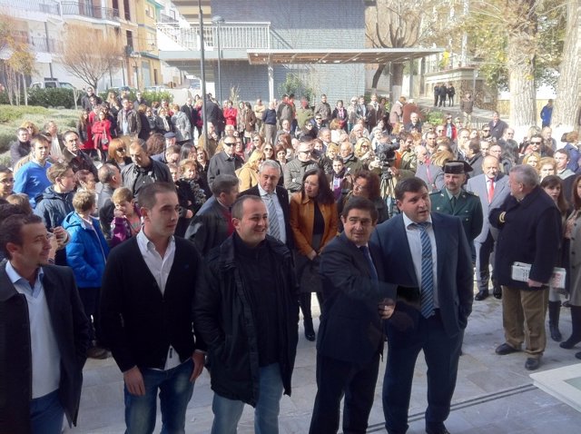 Acto de inauguración del centro de interpretación.