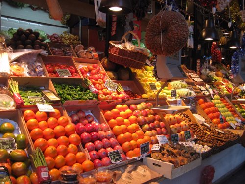 Fruta en Un Mercado